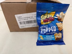 12x Corn Nuts-Partially Popped-White Cheddar