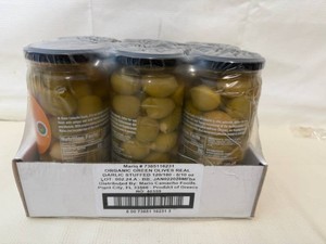 6x Organic Garlic Stuffed Olives
