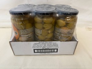 6x Organic Garlic Stuffed Olives