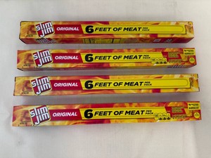 4x Slim Jim 6 feet of Meat