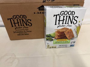 6x Good Thins Gluten Free-Jalapeno & Lime