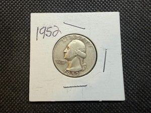 1952 Silver Washington Quarter