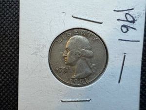 1961 Silver Washington Quarter