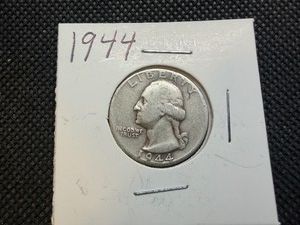 1944 Silver Washington Quarter