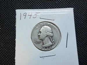 1945 Silver Washington Quarter