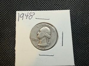 1948 Silver Washington Quarter