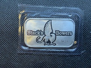 2023 BU Stacks and Bowers One Ounce Silver Bar
