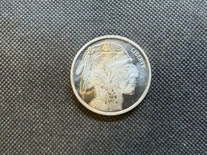 2016 BU Silver One Ounce Round Buffalo Design