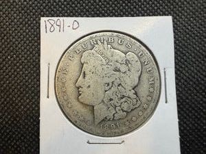 1891 O Morgan Silver Dollar