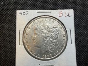 1900 Morgan Silver Dollar Marked BU When Purchased