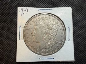 1921 D Morgan Silver Dollar