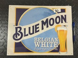 -NEW- BLUE MOON BEER SIGN