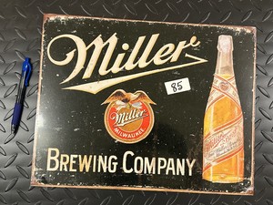 MILLER BREWING CO Sign