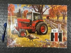 Gorgeous INTERNATIONAL HARVESTER  Sign featuring a Wild Turkey