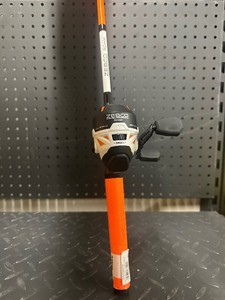 -NEW- ZEBCO Fluorescent Orange RODREEL COMBO - 6 ft