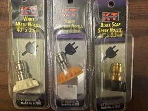 Lot of 3 - K-T PRESSURE WASHER NOZZLES (new)