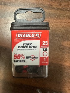Diablo - T30 TORX DRIVE BITS - 25 count - DT301P25