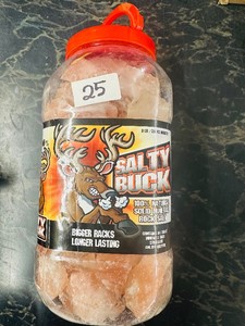 SALTY BUCK - 8 lb Jar of TRACE MINERAL NUGGETS