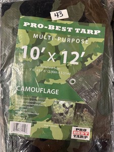 10 x 12 CAMO TARP
