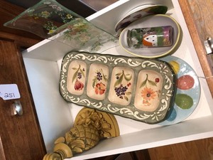 Egg tray, serving trays and other decorative pieces
