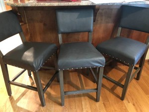 (3) Bar stools, matching