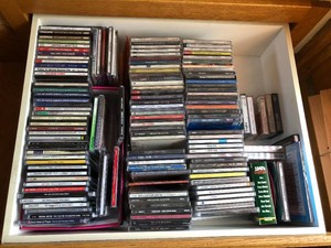 Assorted CDs and cassettes