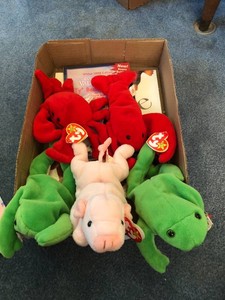 Original Beanie Babies and collector guides