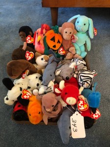 Box of Assorted Beanie Babies