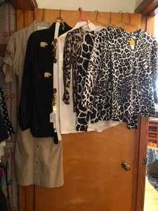 Womens tops size small and belts