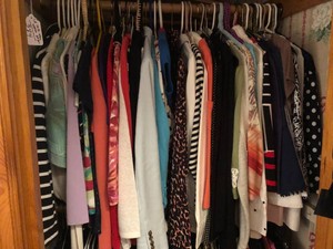 Womens assorted tops, mostly size small approx. 60