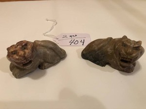 Stone tiger figures