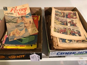 Comic books, 2 boxes of