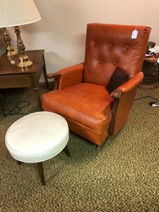 Chair and foot stool