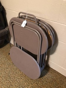 TV trays with carrier