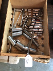 Sockets in wood box