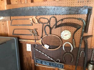 Primitive tools on peg board