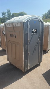 BIFF Port-a-potty on wheels 
