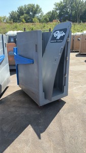 Air Lift port-a-potty on casters