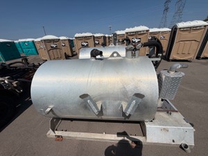 Slide-in horizontal waste tank 300 gallons 100 gallons
