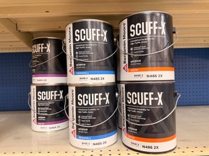 Benjamin Moore SCUFF-X Interior Acrylic Paint  Matte, Eggshell &amp Satin Many 1 Gallon Cans