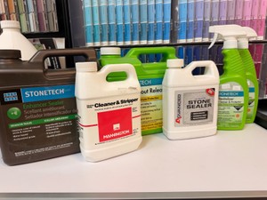 StoneTech, Mannington &amp Advanced Stone Care CleaningSealer Lot  Grout Release, Enhancer Sealer &amp More