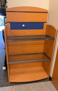 Commercial Wood Retail Display Rack  Merchandising Fixture  36W x 60H