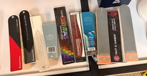 Assorted Paint Color Fan Decks &amp Sample Guides  Benjamin Moore, Pratt &amp Lambert, Diamond Vogel &amp Stainmaster