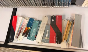 Assorted Benjamin Moore &amp Sherwin-Williams Paint Color Fan Decks &amp Designer Color Guides