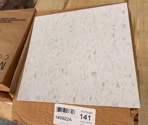 Mannington Commercial Essentials VCT Flooring Tile  Pattern 141 Cool White  Approx. 270 Sq. Ft.