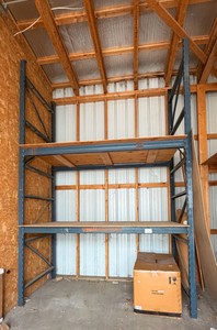 Heavy-Duty Industrial Steel Pallet Rack Shelving  Approx. 4 W x 12 H
