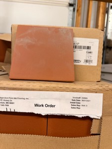 68 Sq Ft Quarry Tile  RedTerracotta Commercial Floor Tile