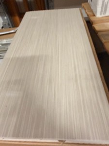 Mediterranea 12 x 24 Porcelain Tile  Light Beige Linear Design  Approx. 60 Sq. Ft.