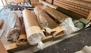 &nbspLARGE LOT  Carpet Padding &amp Specialty Flooring Underlayment  Assorted Rolls