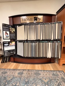 Dixie Home Carpet Sample Display  Large Wood Showroom Display